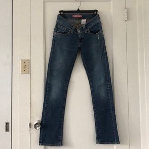 VINTAGE LEVI’S 504 low-rise stretch jeans